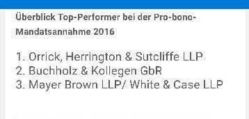 Top Performer Pro Bono